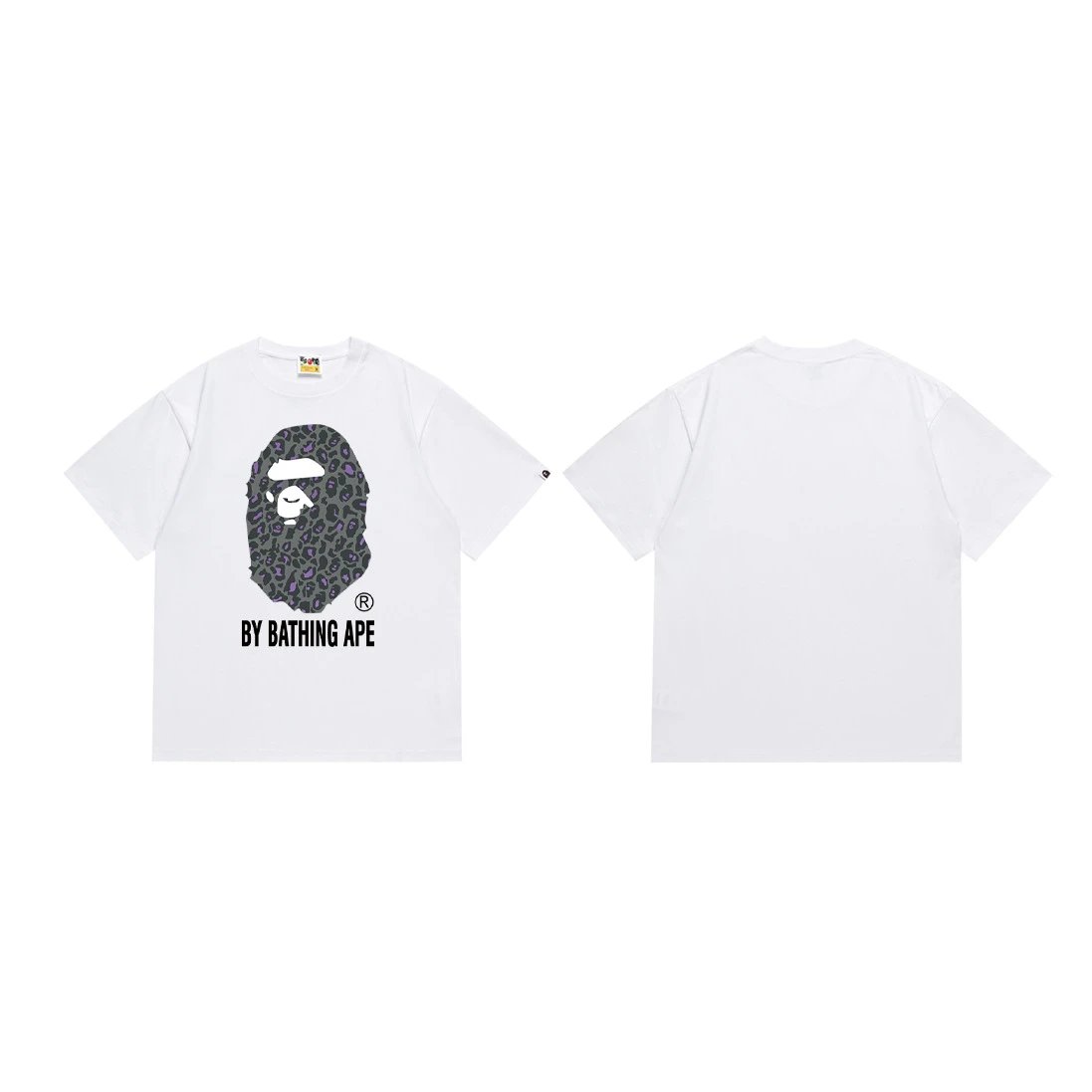 A Bathing Ape Pixel Camo Ape Head White T-Shirt - 28
