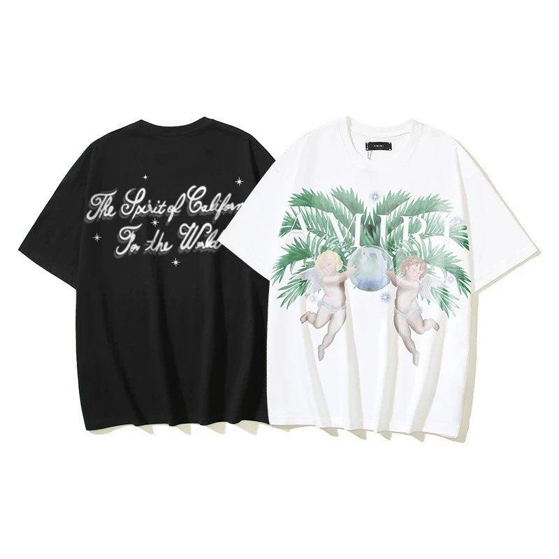 Design 'The Spirit of California' Graphic Print Oversized T-Shirt White - 43