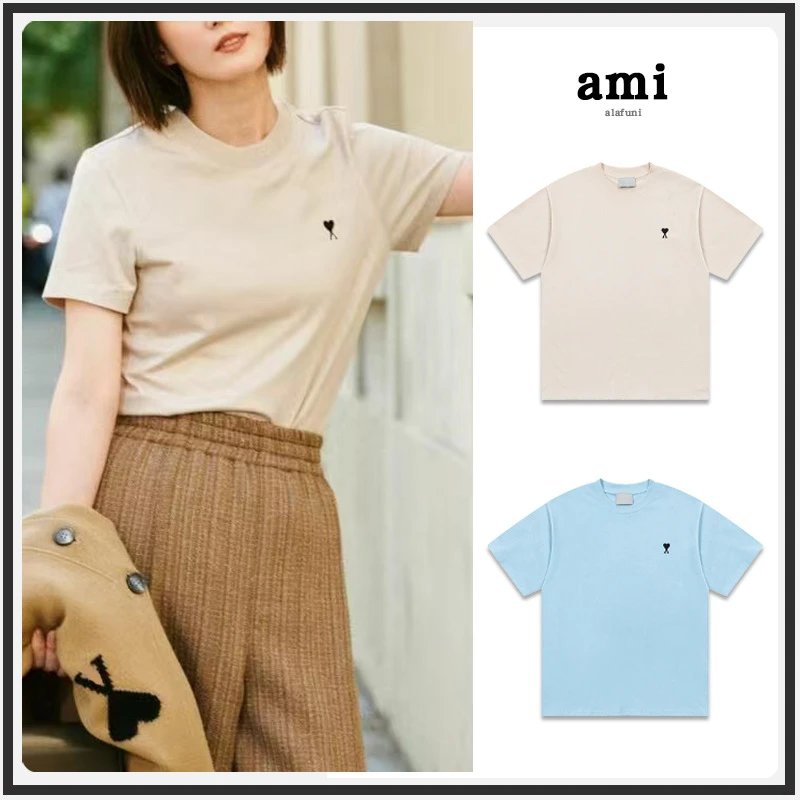Ami T-Shirt Beige Ca