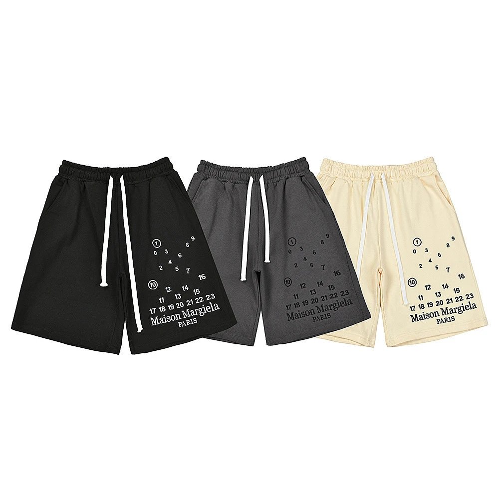 Off-White Zippered Drawstring Shorts Gray - 9