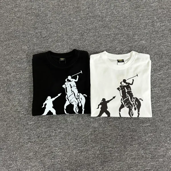 Design Four Stars Island Logo Black T-Shirt - 19