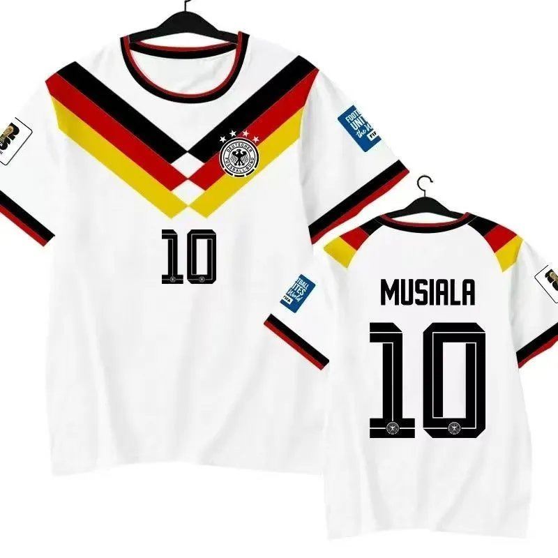German Football Association Jerseys Germany Home Jersey with Player Name and Number image 4