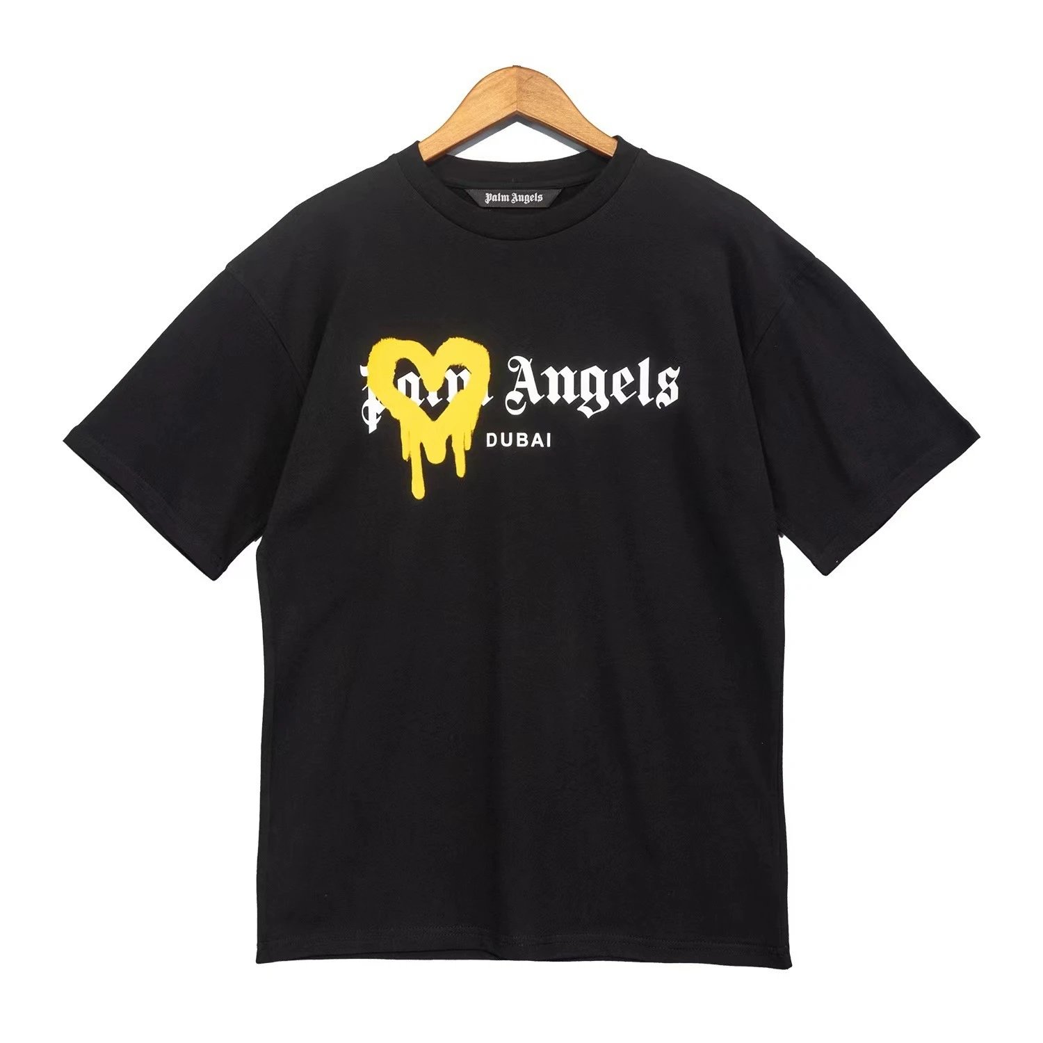 Palm Angels Palm Tree Print Oversized T-Shirt Black - 26