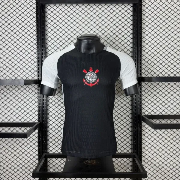 Corinthians Performance Mesh T-Shirt Black / White - 1