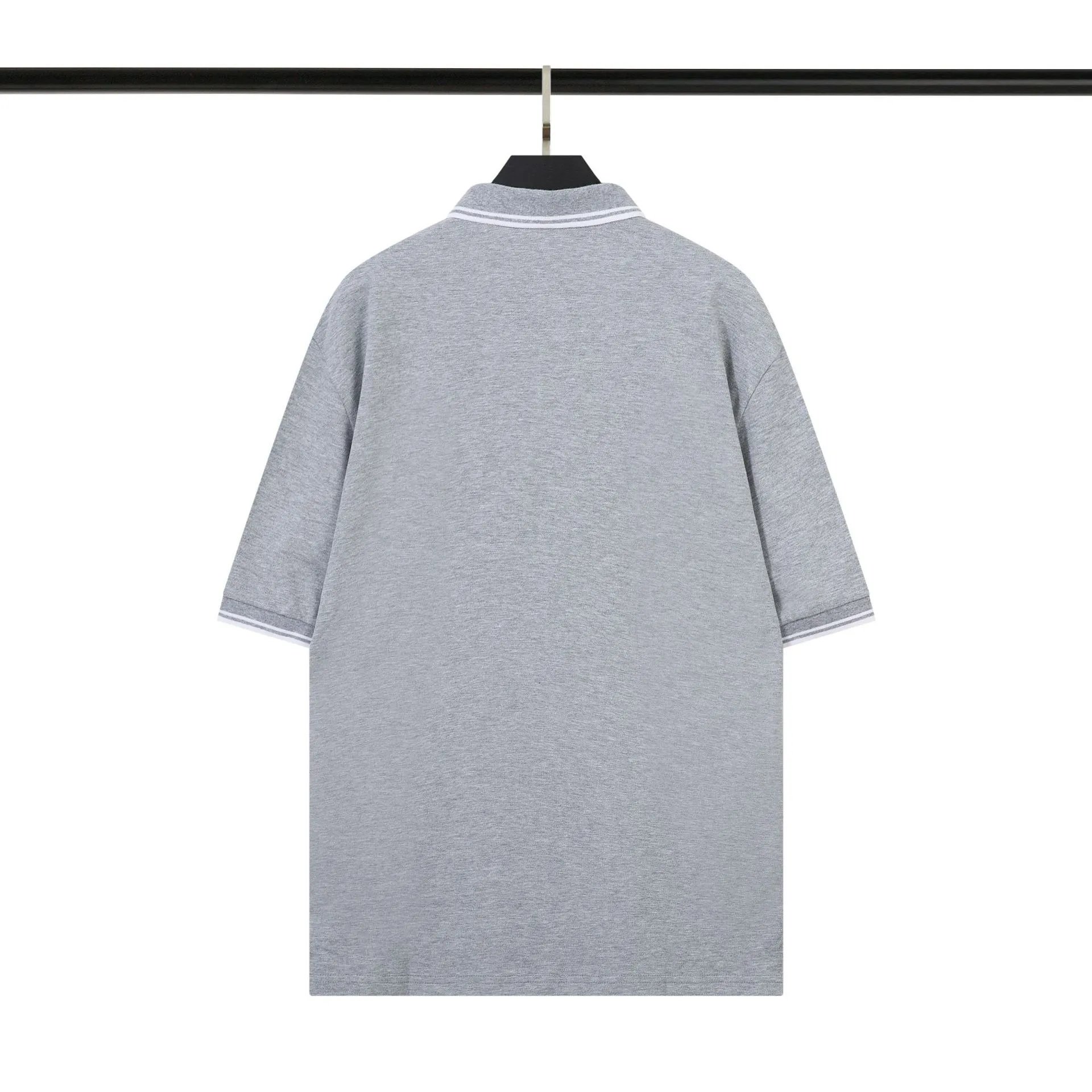 Design Polo Shirt Navy Piqué with Square Logo Patch - 12