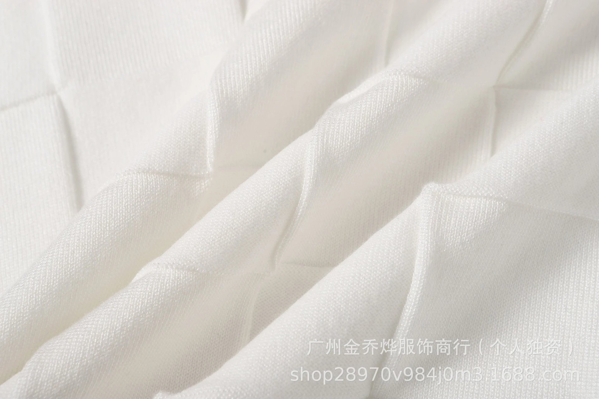 Louis Vuitton Checkerboard Knit T-Shirt White - 49