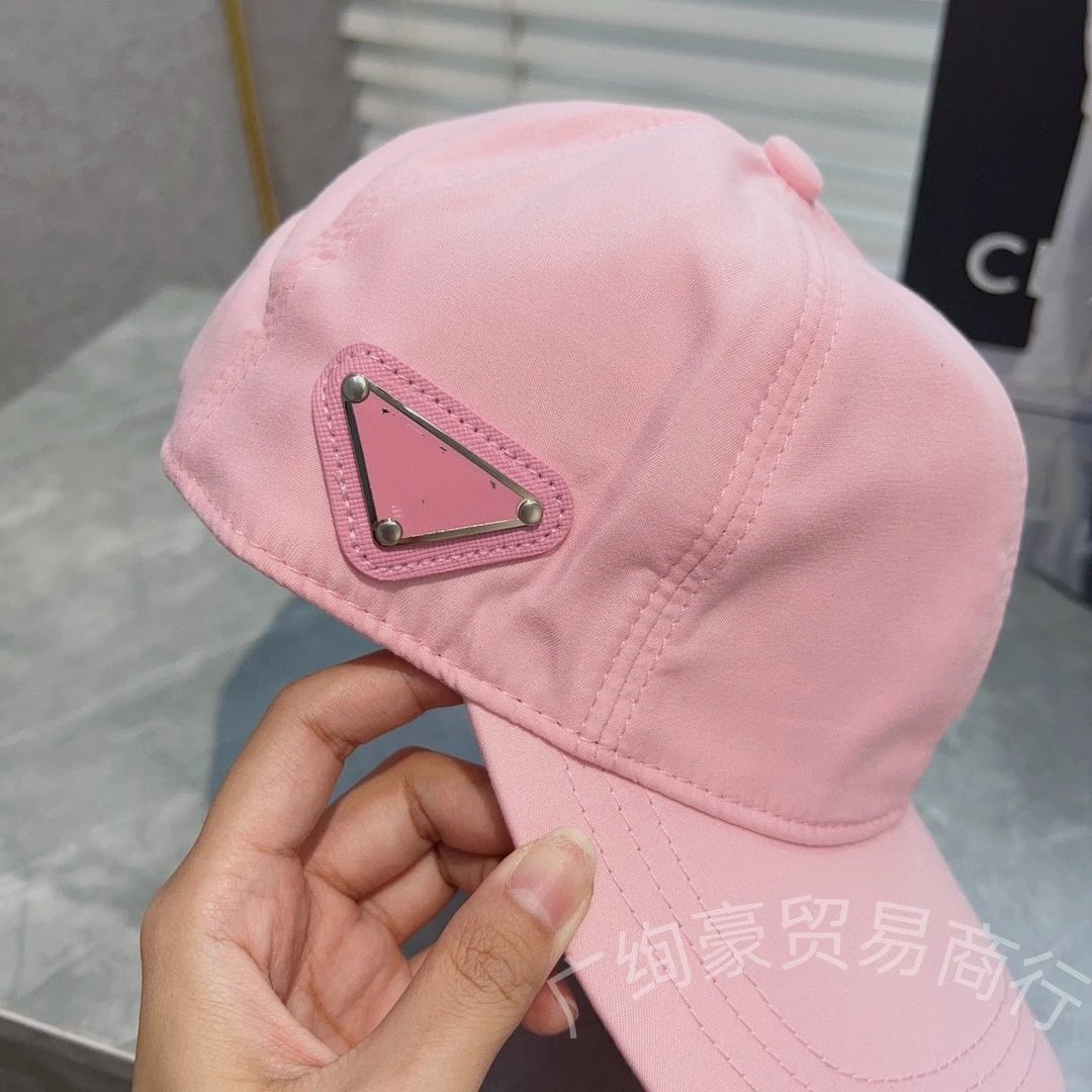 Prada Triangle Logo Baseball Cap Beige - 9