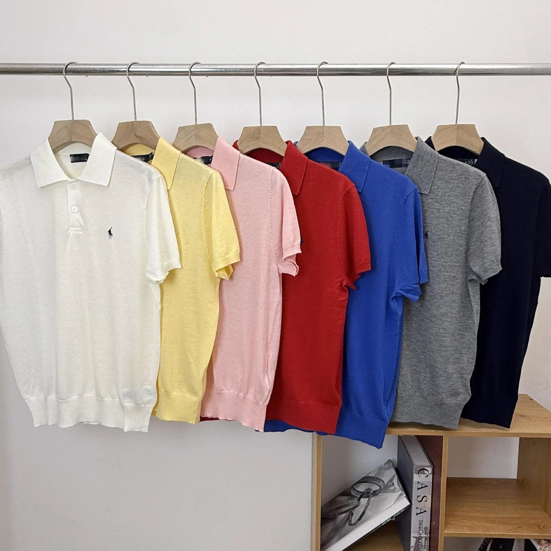 Polo Ralph Lauren Knit Polo Gray Polo Shirt - 3