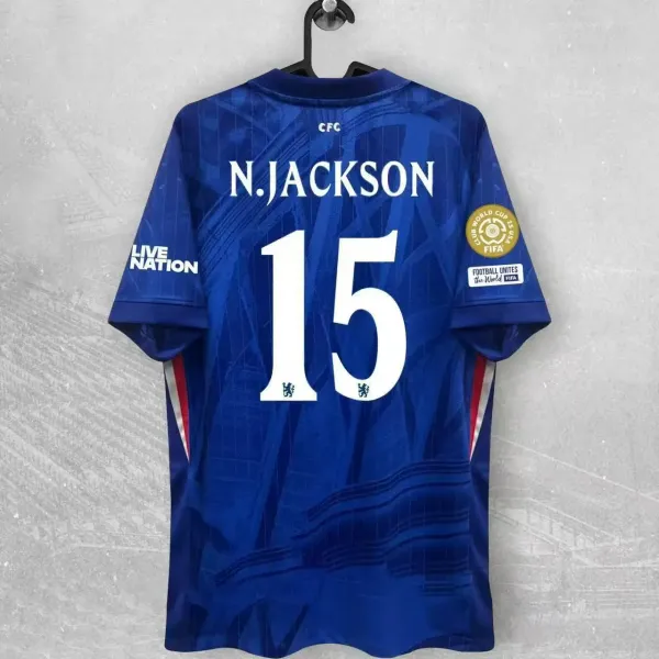 Chelsea FC 2023-24 Third Jersey Navy Blue N. Jackson #15 - 1