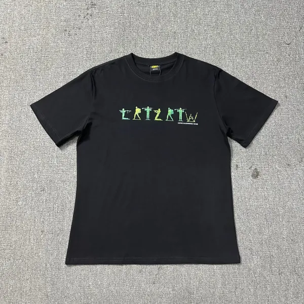 Corteiz Script Logo Black T-Shirt - 21