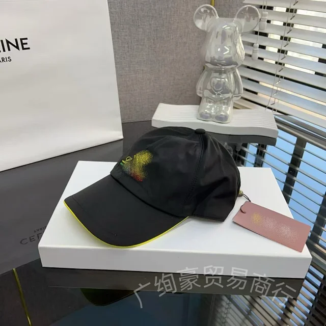Unbranded Hats Embroidered Baseball Cap with Contrast-Trim Brim product detail image 3