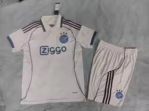 AFA Argentina National Team Home Kit White Blue Stripes Jersey and Black Shorts Sets - 3