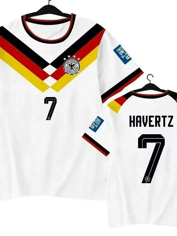 German Football Association Jerseys Germany Home Jersey with Player Name and Number product detail image 4
