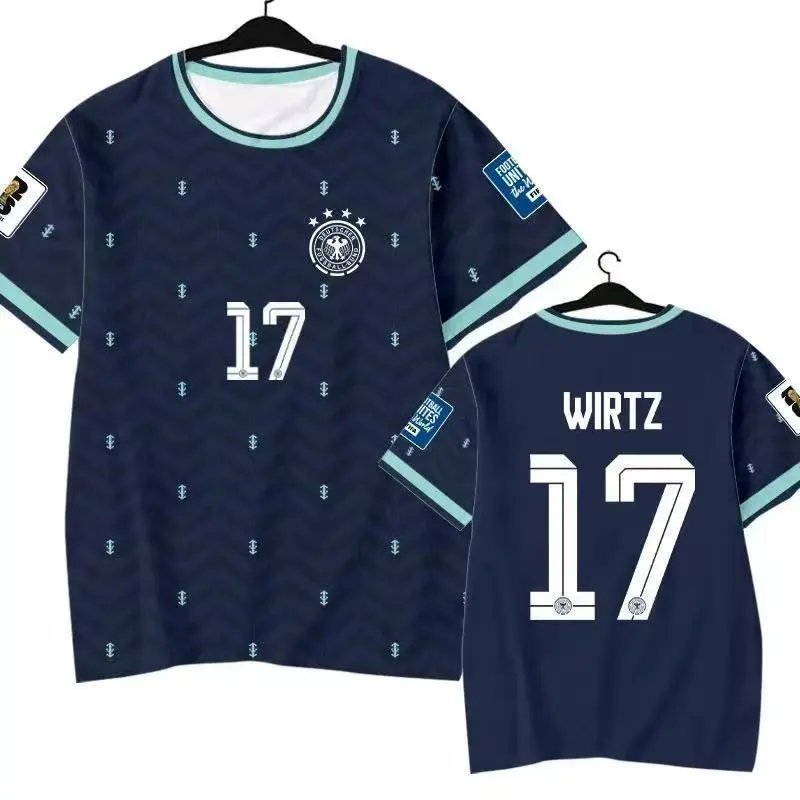 Design Germany National Team 2024 Home Jersey Müller #13 White Jersey - 10