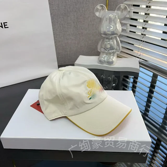 Unbranded Hats Embroidered Baseball Cap with Contrast-Trim Brim product detail image 10