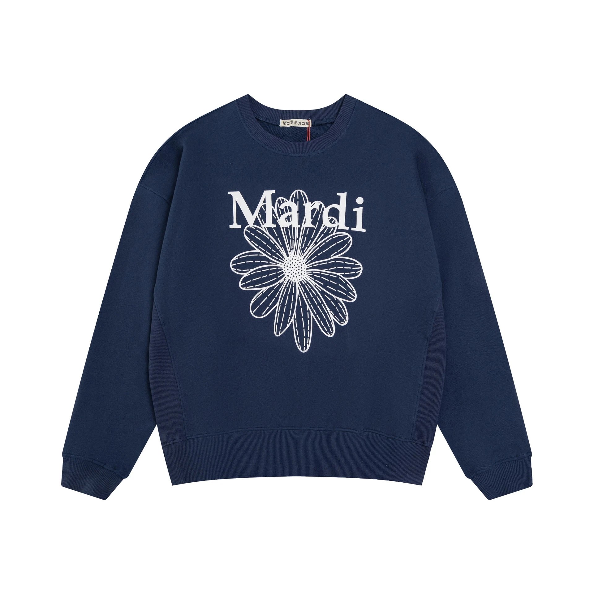 Mardi Mercredi Daisy Print Red Hoodie - 5
