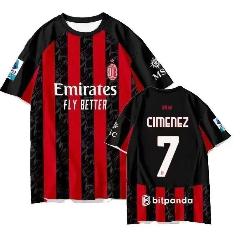 AC Milan Pavlović #31 Home Jersey Red Black Striped T-Shirt - 3
