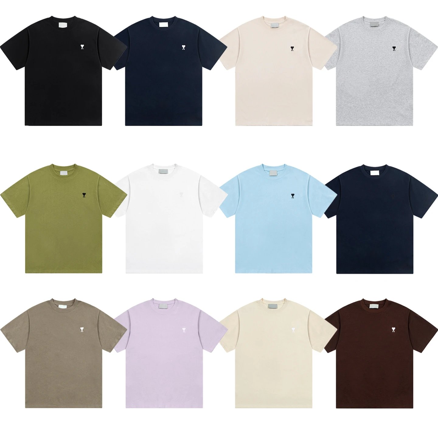 Comme des Garçons Play Heart Logo Brown T-Shirt - 3