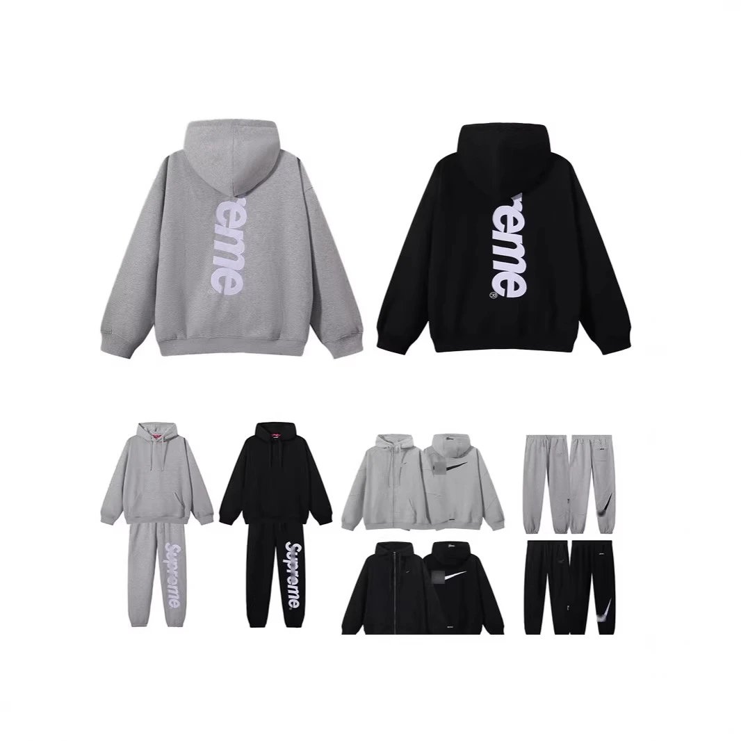 Supreme Hoodie Gray 