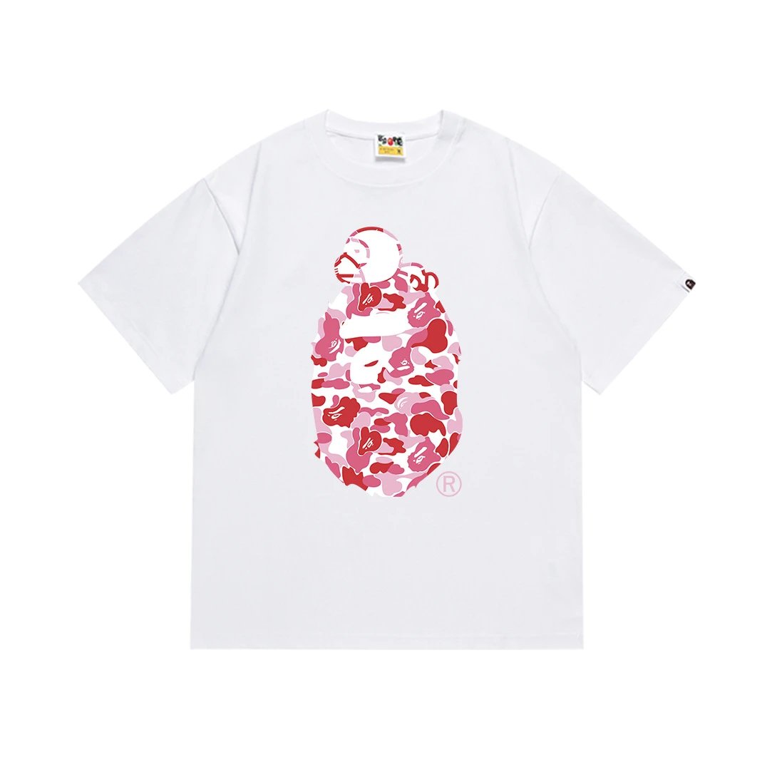 A Bathing Ape Busy Works Circle Logo Black T-Shirt - 7