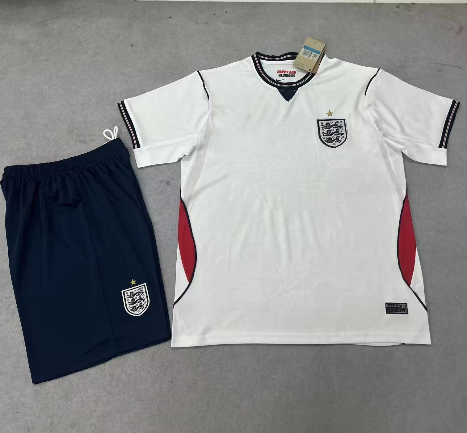 AFA Argentina National Team Home Kit White Blue Stripes Jersey and Black Shorts Sets - 21