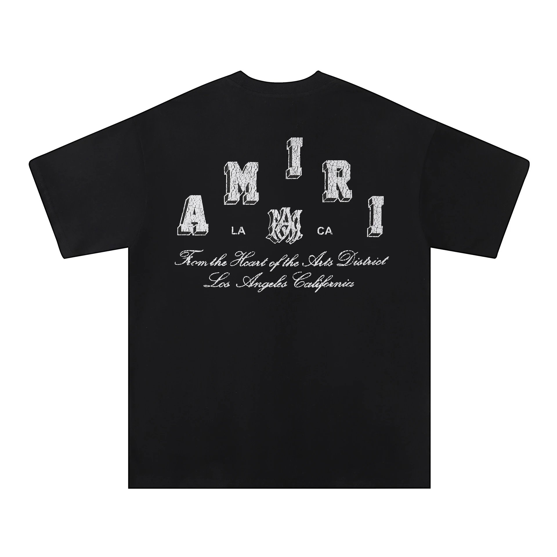 Amiri Ornate Script Logo White T-Shirt - 7