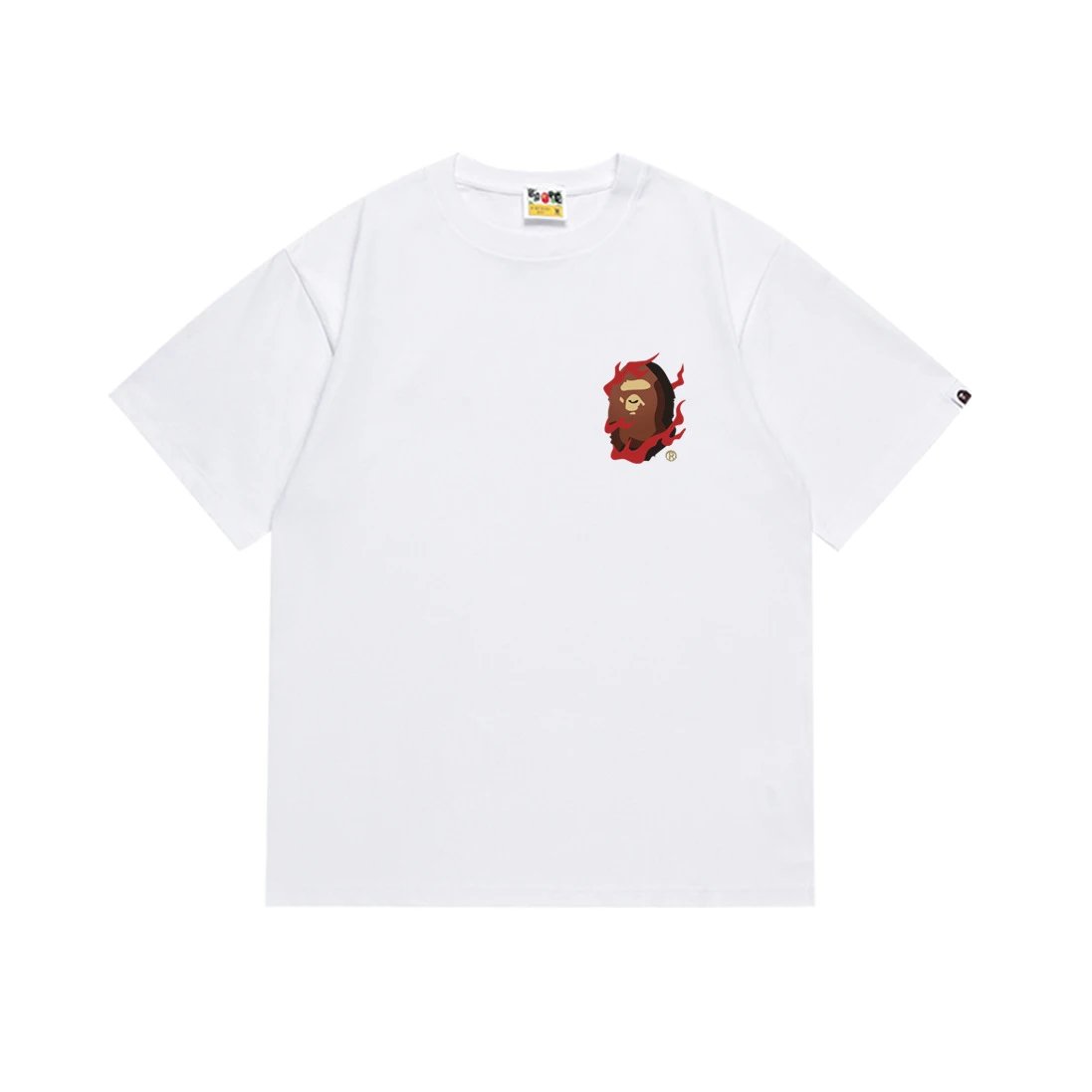 A Bathing Ape Busy Works Circle Logo Black T-Shirt - 12