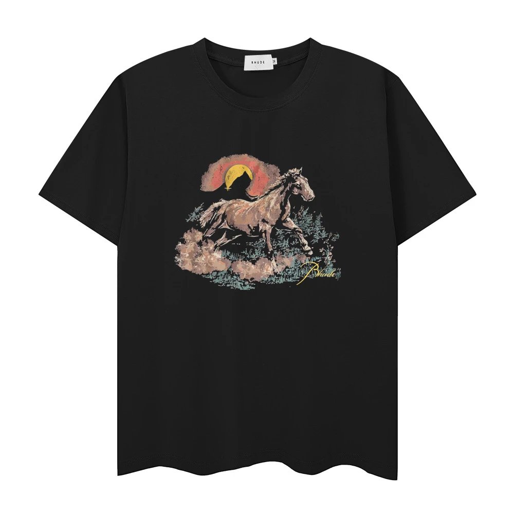 Rhude Town and Country Graphic T-Shirt White - 44