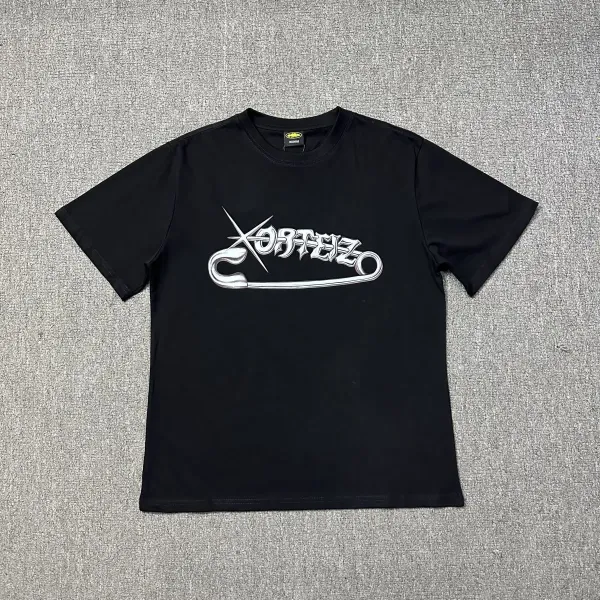 Corteiz Script Logo Black T-Shirt - 3