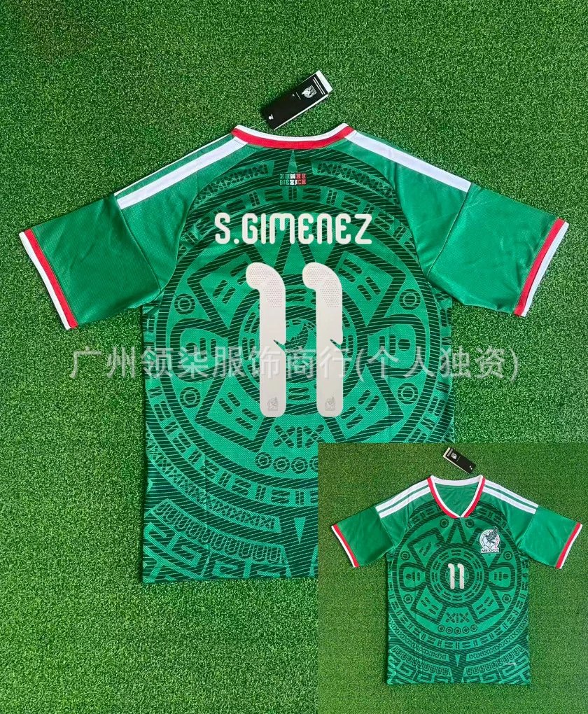 Design Mexico National Team 2022 Home Jersey Green Jersey - 7