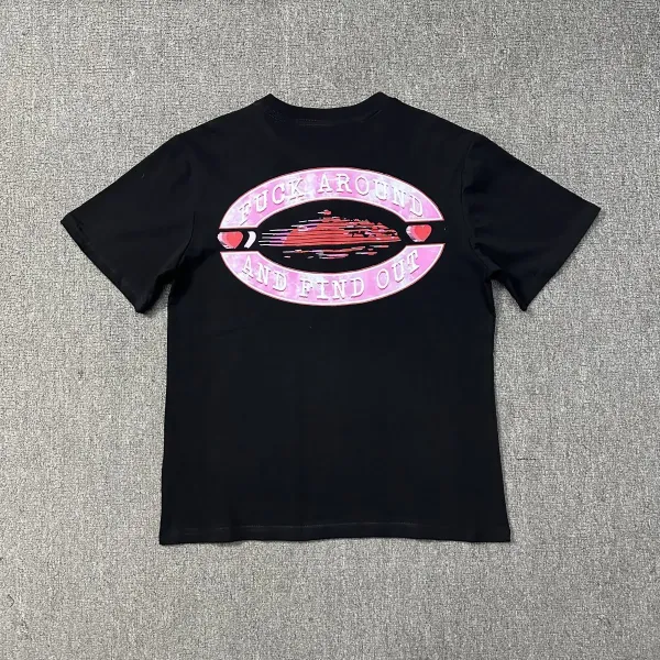 Corteiz Script Logo Black T-Shirt - 12