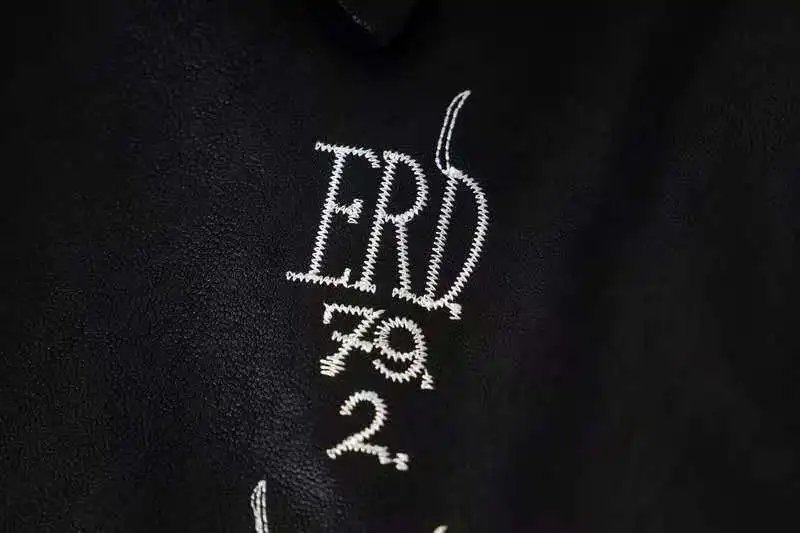 Gallery Dept x ERD White Distressed Graphic Jacket Outerwear - 19