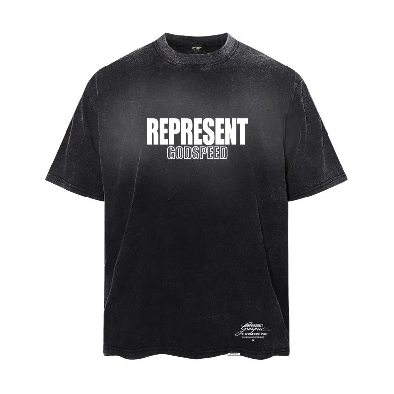 Represent Elegance in Motion T-Shirt Black - 23