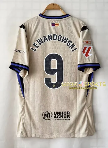 FC Barcelona Lamine Yamal #10 Away Jersey Beige - 22