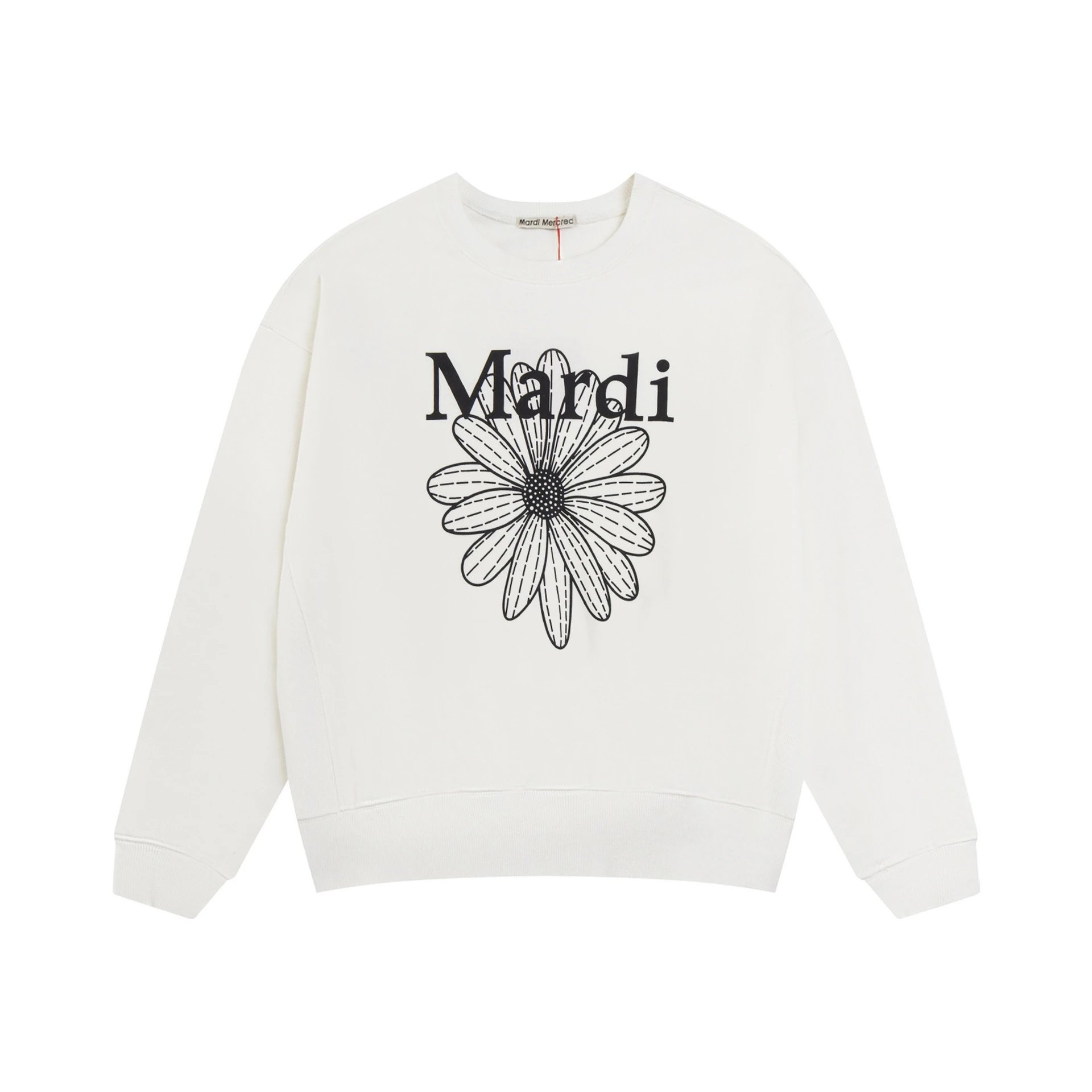 Mardi Mercredi Daisy Print Red Hoodie - 6