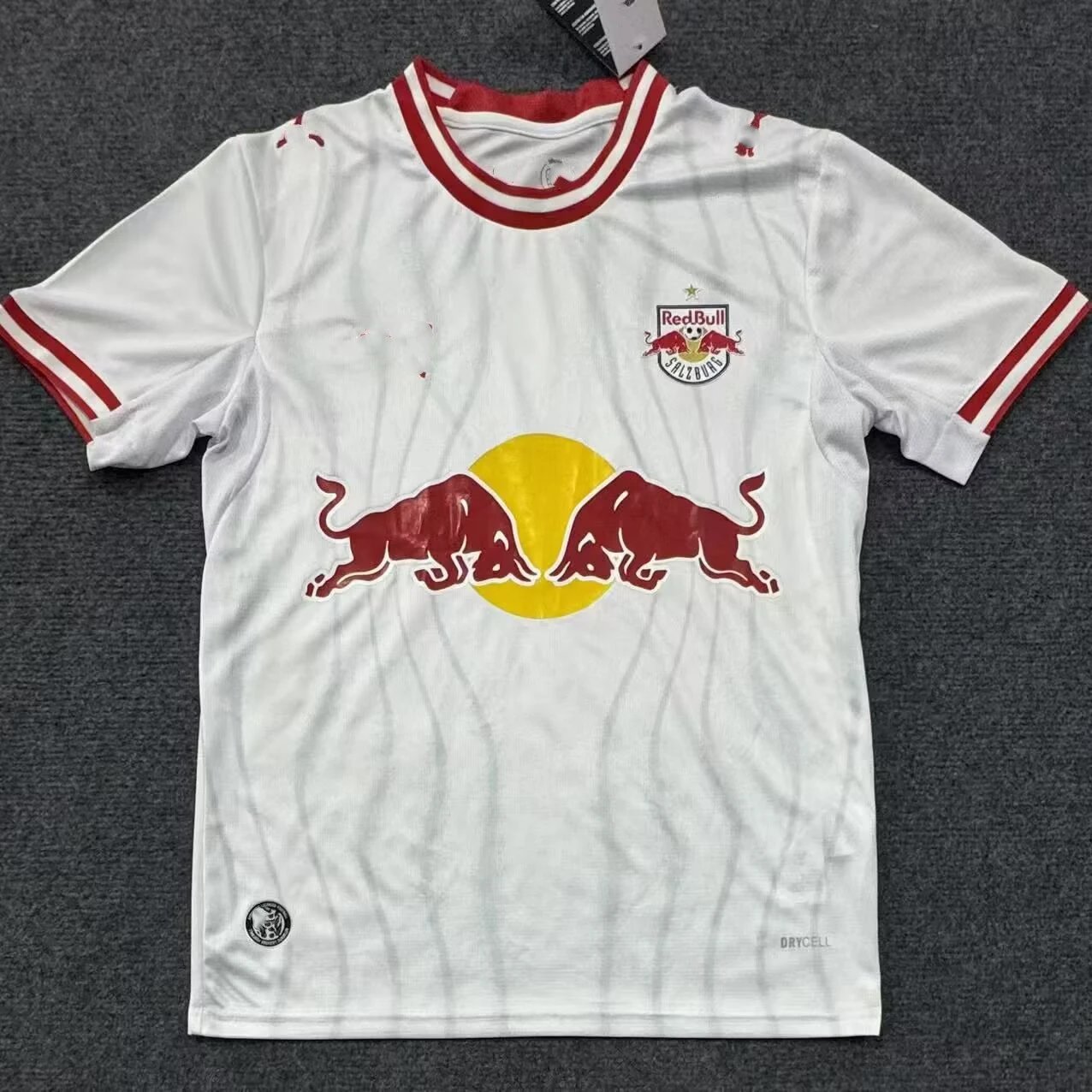 Design Club Tijuana x Caliente x Carl's Jr. Red and Navy Soccer Jersey - 7