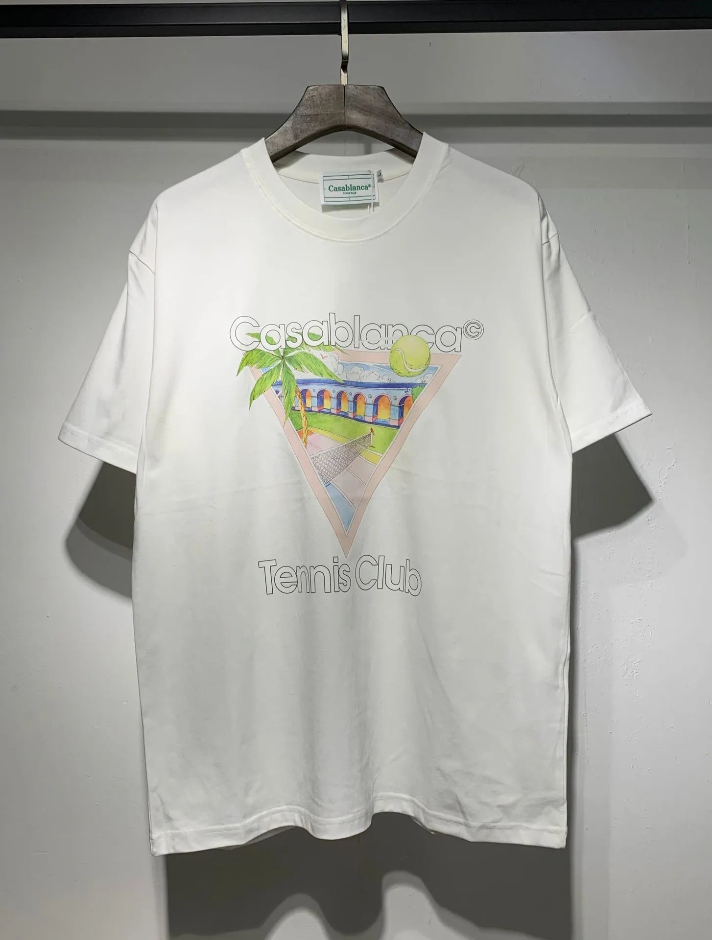 Casa Équipement Sportif Graphic Print White T-Shirt - 9