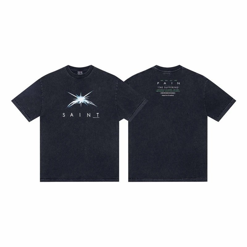 Saint Tears Saint Style Jesus Black T-Shirt - 10