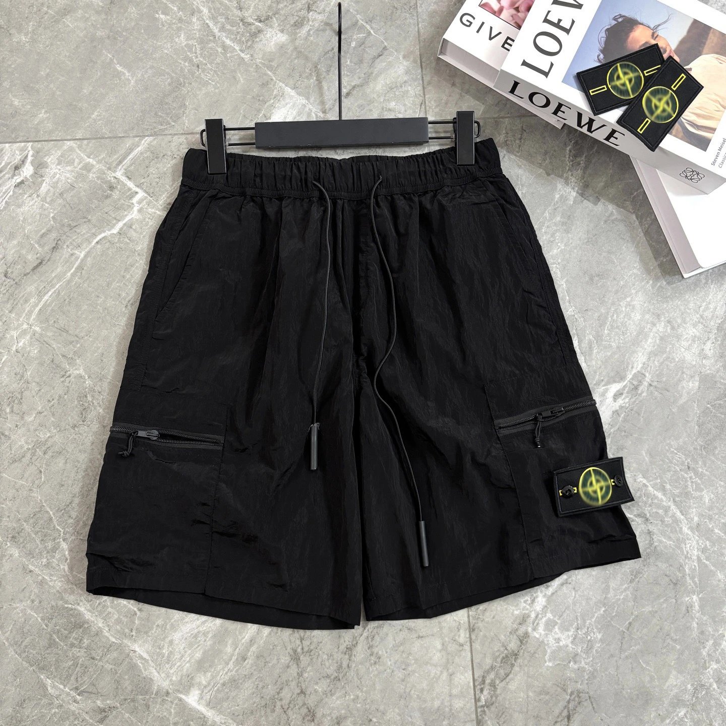 Stone Island Shadow Project Cargo Shorts Olive Green - 11