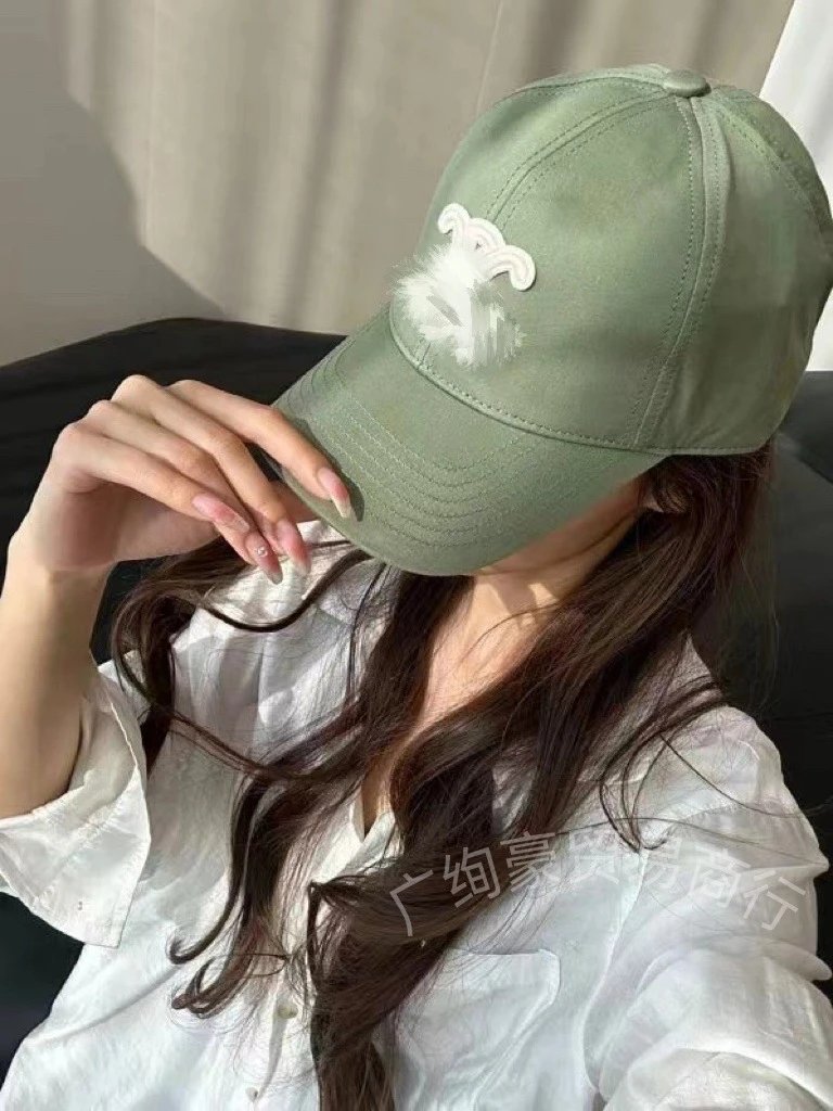 Design Abstract Ink Print White Baseball Cap - 24