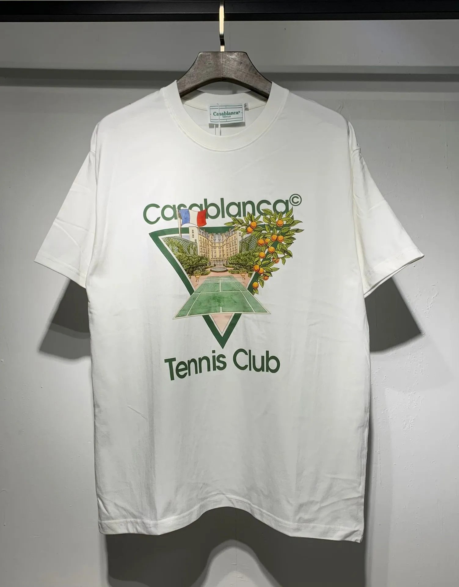 Casa Équipement Sportif Graphic Print White T-Shirt - 13