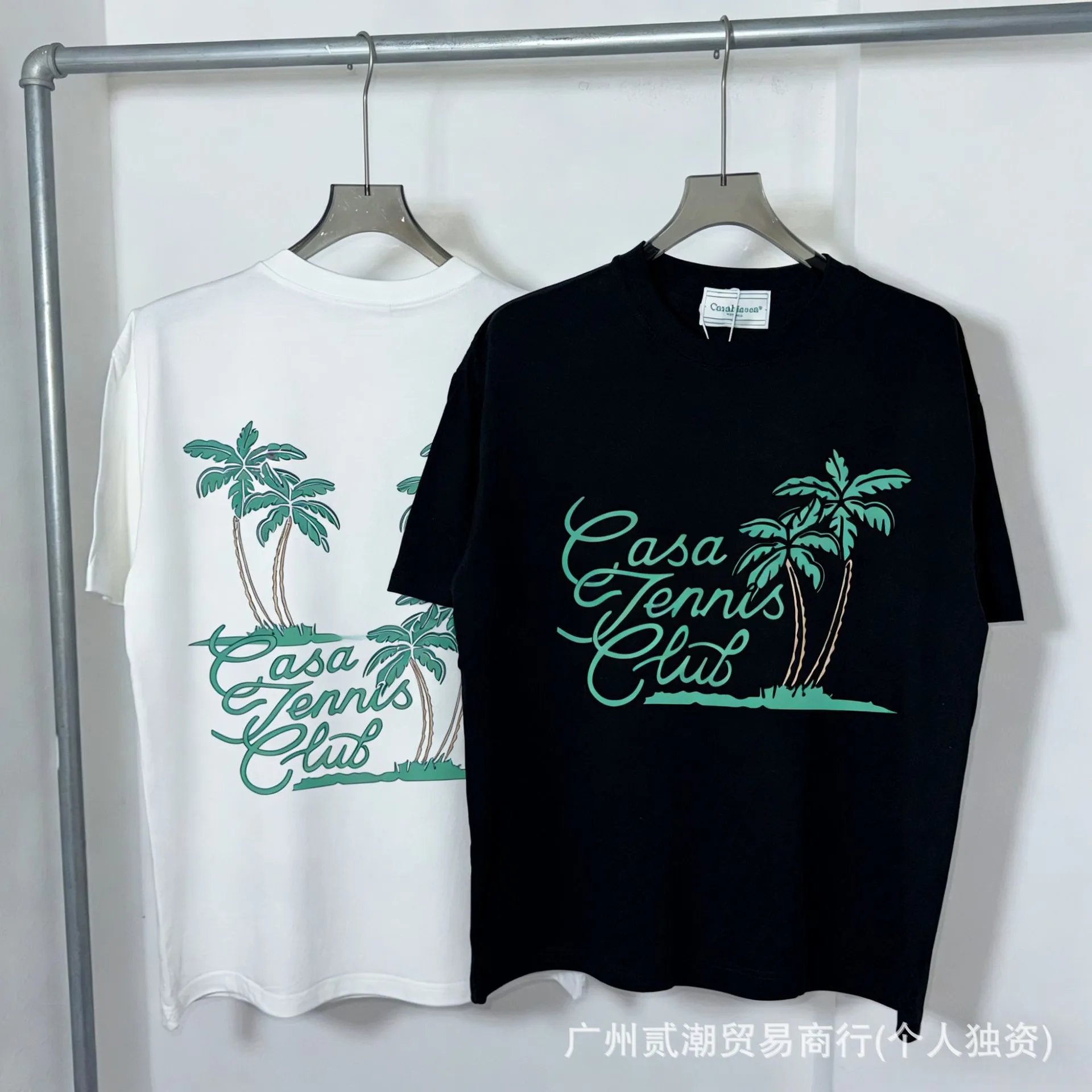 BLANCA Casa Square Graphic T-Shirt Light Blue T-Shirt - 3