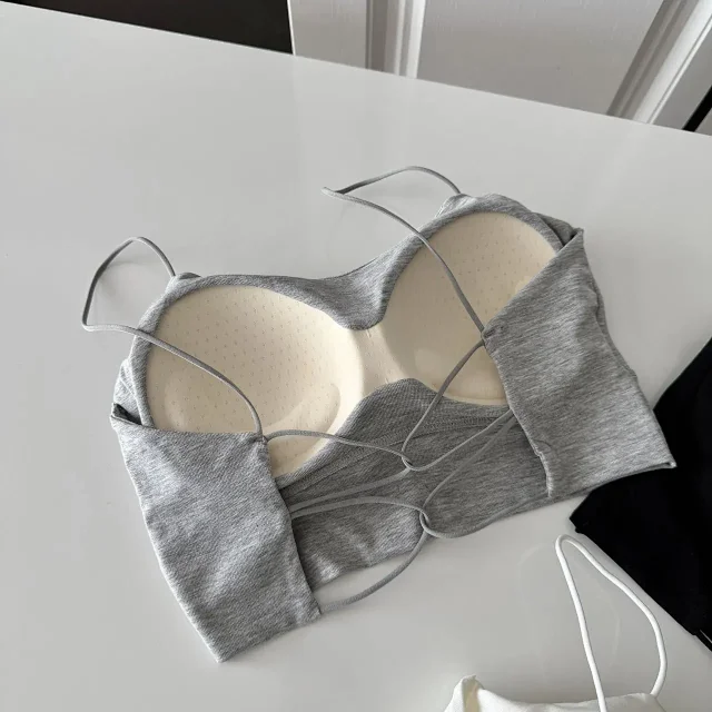 Alo Yoga Underwear Strappy-back padded sports bra product detail image 5