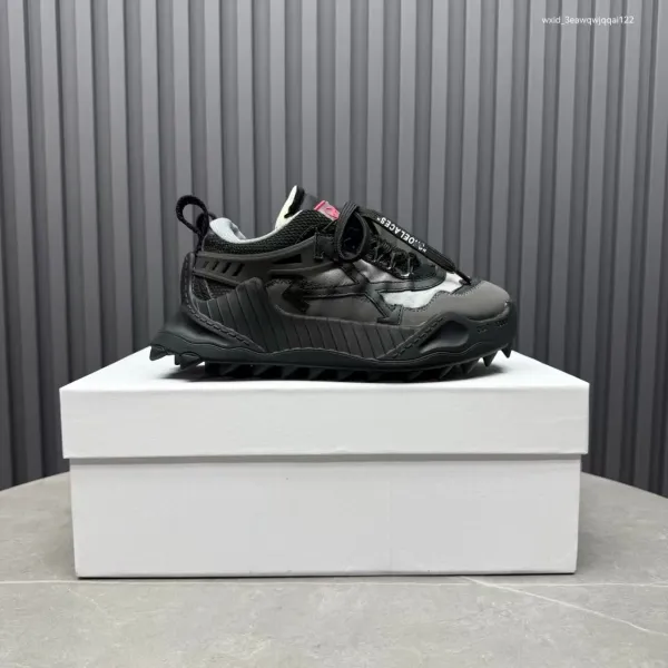 Off-White Industrial Runner Black / Gray Sneakers Chunky Sneakers - 1