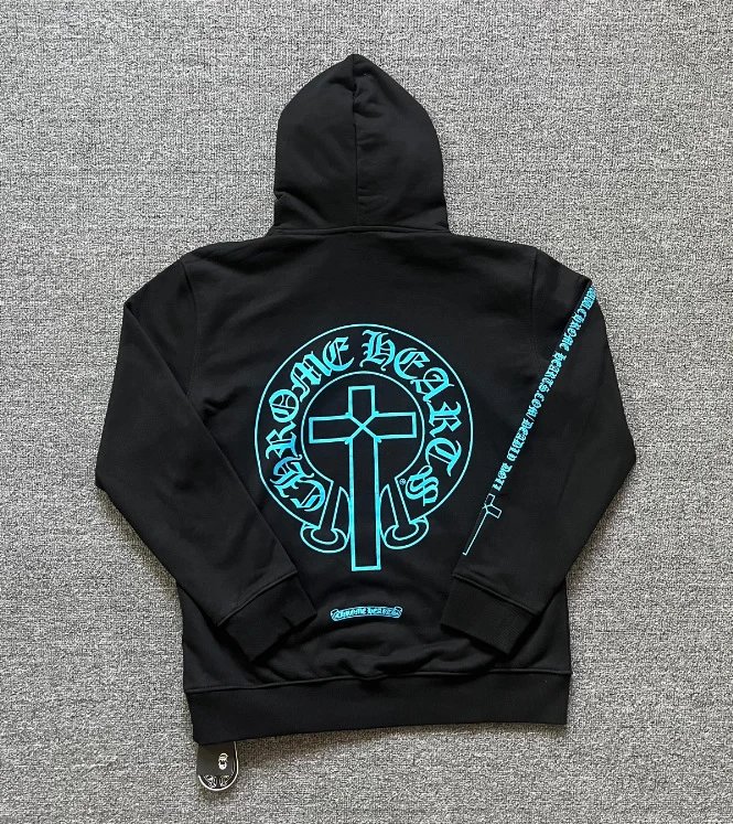 Design Hoodie White with Red Sleeve Logos - 51