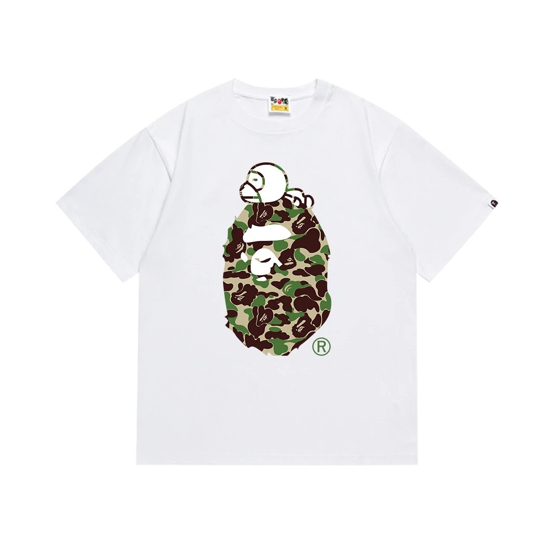 A Bathing Ape Busy Works Circle Logo Black T-Shirt - 9