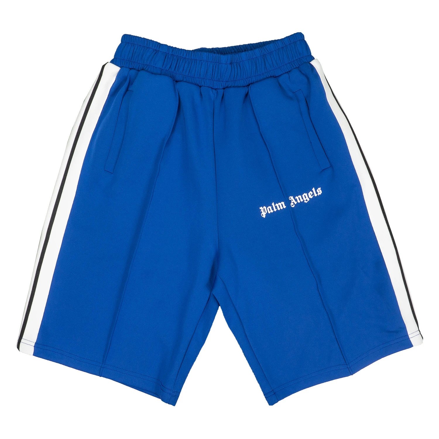 Palm Angels Track Shorts Beige with White and Black Stripes Shorts - 9