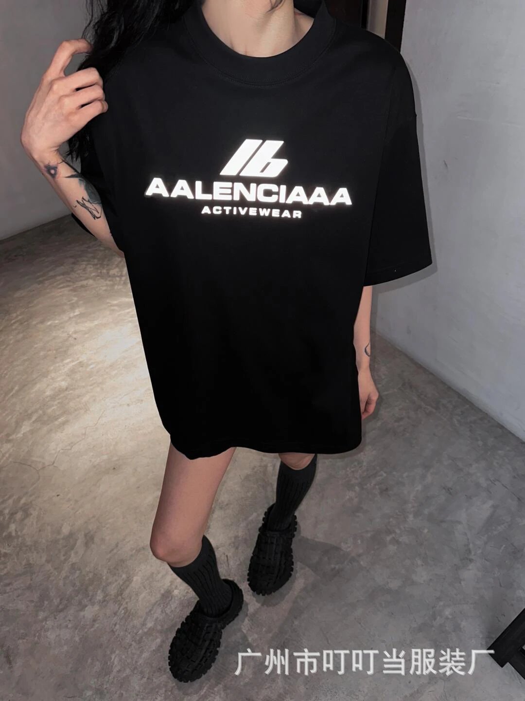 Design Blccnigeo Oversized Graphic T-Shirt Dark Gray T-Shirts - 13