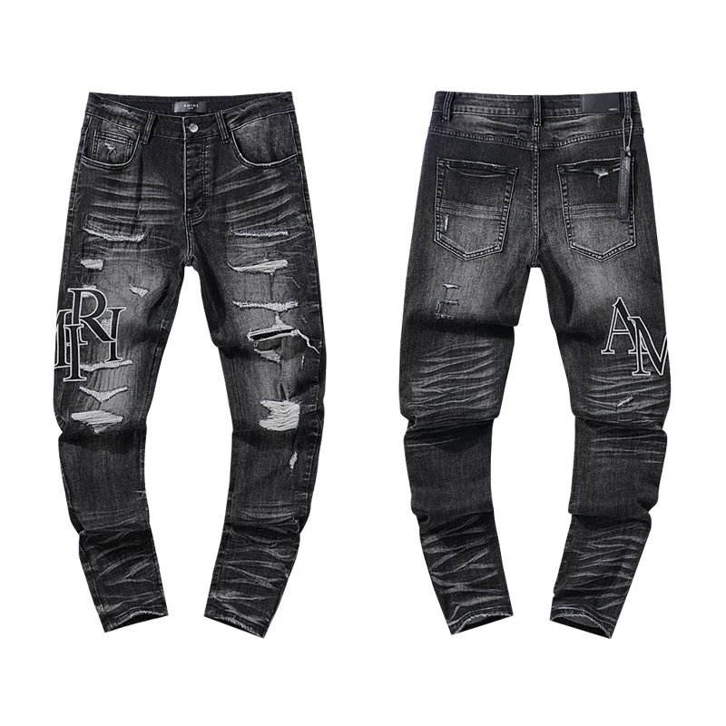 Purple Brand Paint Splatter Distressed White Jeans - 24