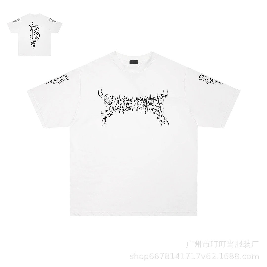Design Gothic Script T-Shirt Black - 18
